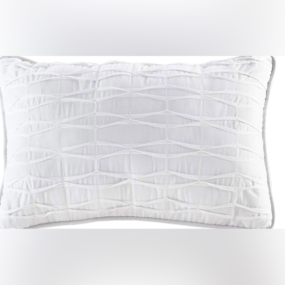 Madison Park Kate White Cotton Seersucker Duvet Cover Set King - Picture 4 of 8